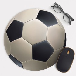 Football Soccer Mouse Pad Round