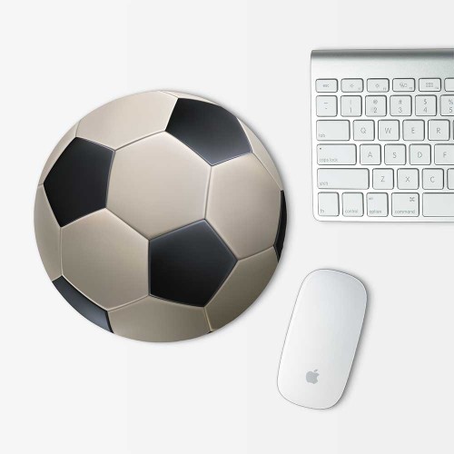 Football Soccer Mouse Pad Round
