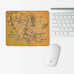Map of Middle Earth Hobbit Lord of the Rings Mouse Pad Rectangle