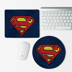 Superman Logo Mouse Pad Round or Rectangle