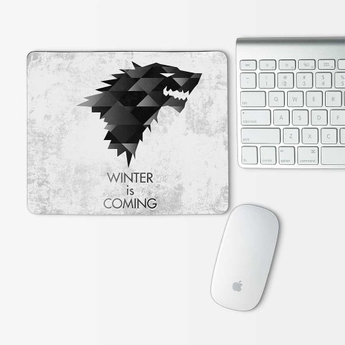 แผ่นรองเมาส์ , เม้าส์แพด Mouse Pad Stark Game of Thrones Winter is comming