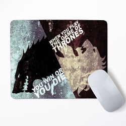 Stark Game Of Thrones Mouse Pad Round or Rectangle