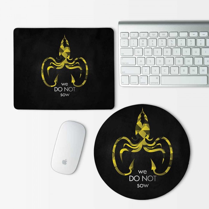 Game Of Thrones House Greyjoy Mouse Pad Round or Rectangle (MP-0077)