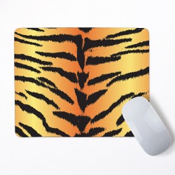 แผ่นรองเมาส์ , เม้าส์แพด Mouse Pad Tiger Animal Skin