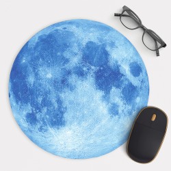 Moon v.3 Mouse Pad Round