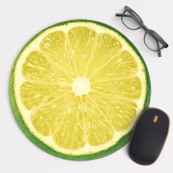 Lime lamon Mouse Pad Round