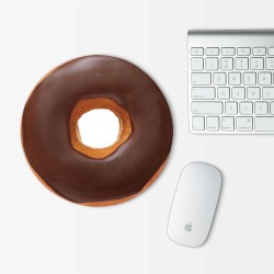 Donut Chocolate Mouse Pad Round