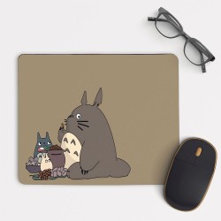 Totoro and Friends Mouse Pad Round or Rectangle