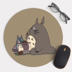 Totoro and Friends Mouse Pad Round or Rectangle