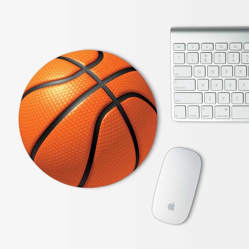 Basketball Mouse Pad Round