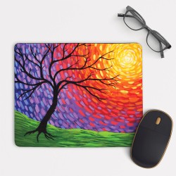 paint tree  Mouse Pad Rectangle