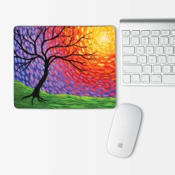 paint tree  Mouse Pad Rectangle