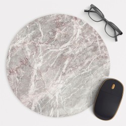 Gray Marble  Mouse Pad Round or Rectangle