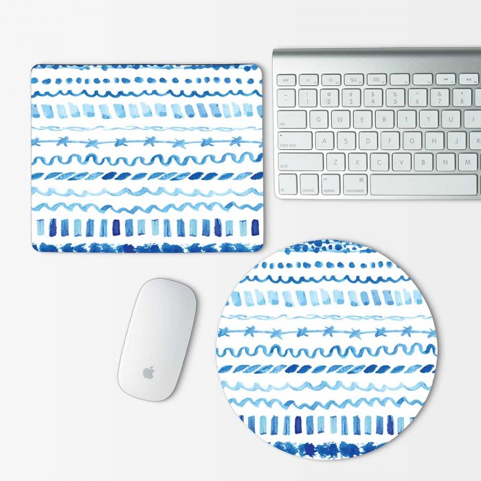 Watercolor pattern Mouse Pad Round or Rectangle (MP-0156)