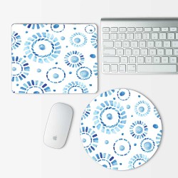 Watercolor pattern Mouse Pad Round or Rectangle